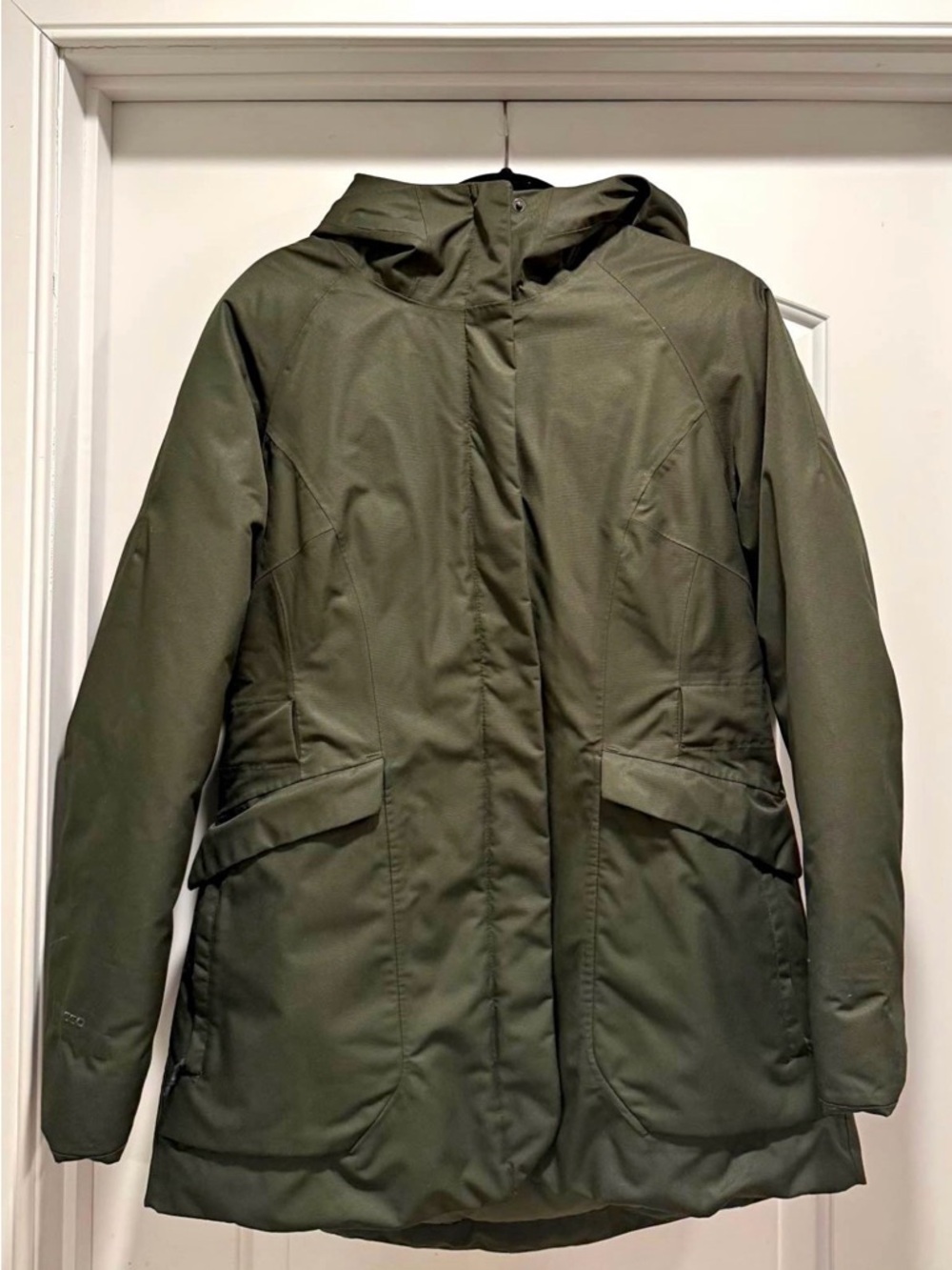 The North Face Olive Green Women's Insulated Puffer Jacket